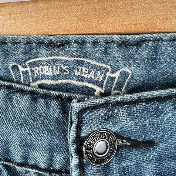 Robins Jean Straight Born To Be Wild Loose Straight Made In USA 38x33 - Picture 4 of 9